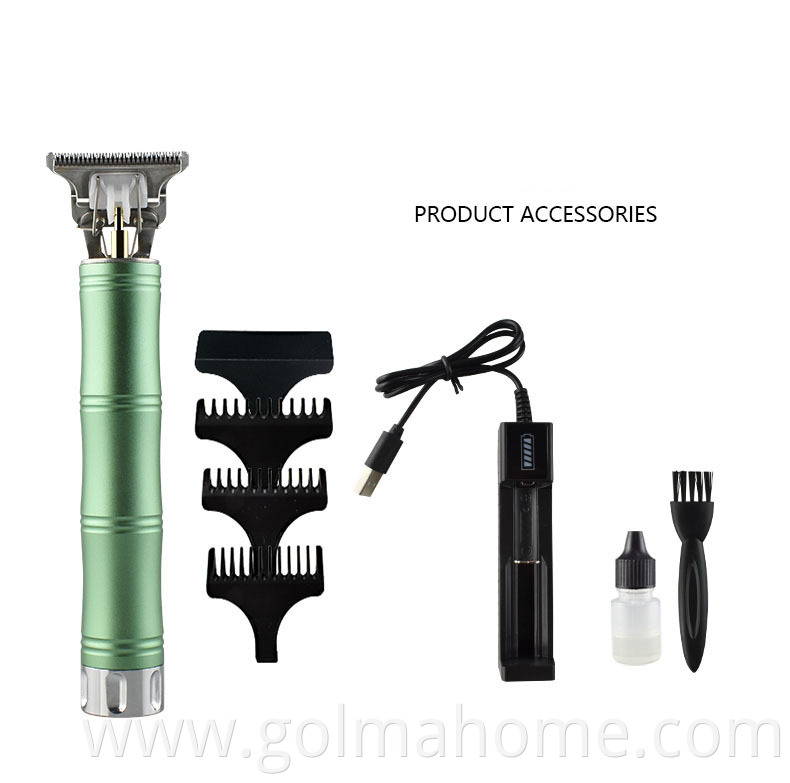 Professional Li T-Blade Skeleton Heavy Hitter Cordless Trimmer Men 0mm Baldheaded Hair Clippers Hair Cutting Machine